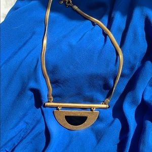 MADEWELL brushed brass necklace